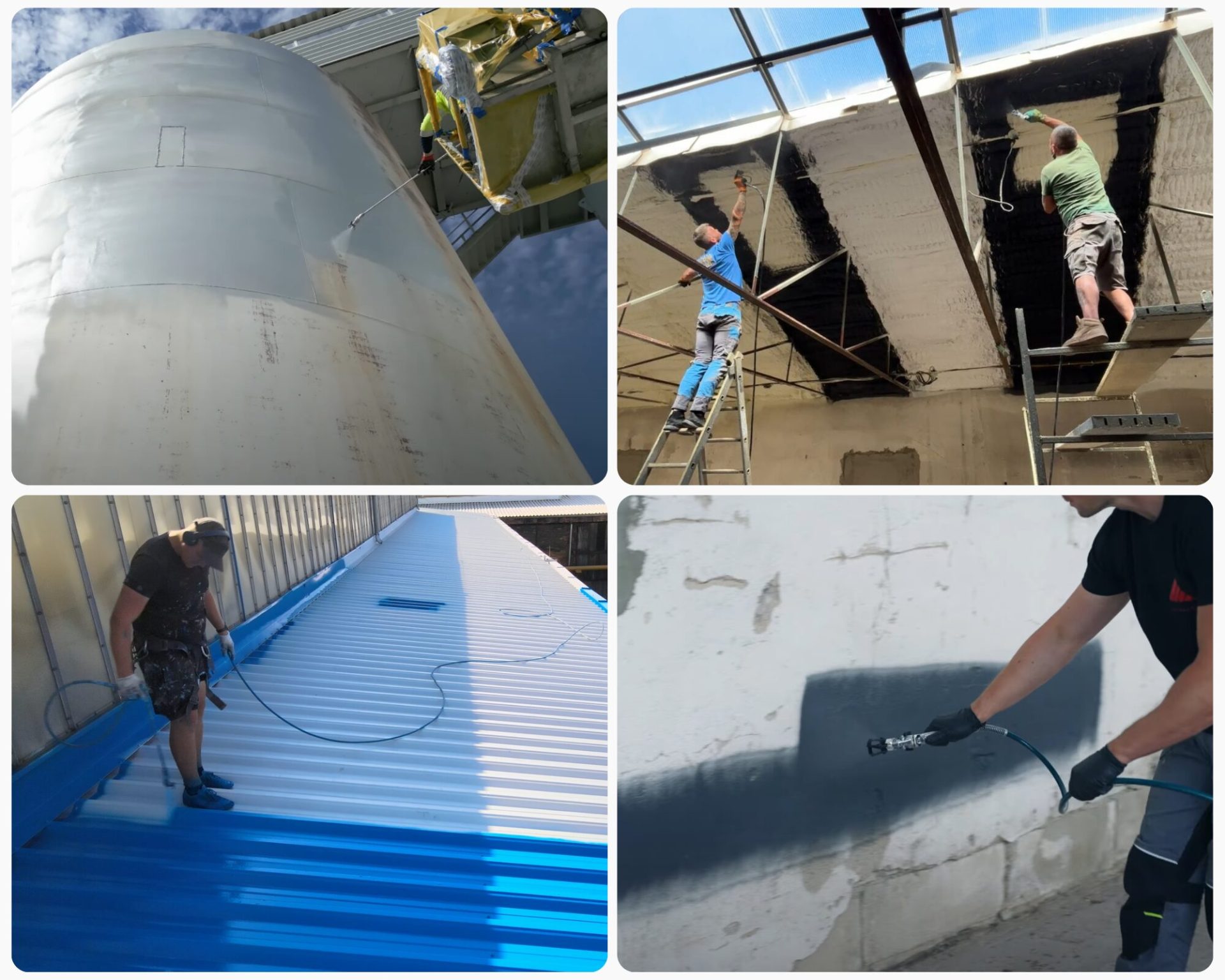 Kolaz mozliwosci gdzie malowac Agregat malarski DinoPower X32