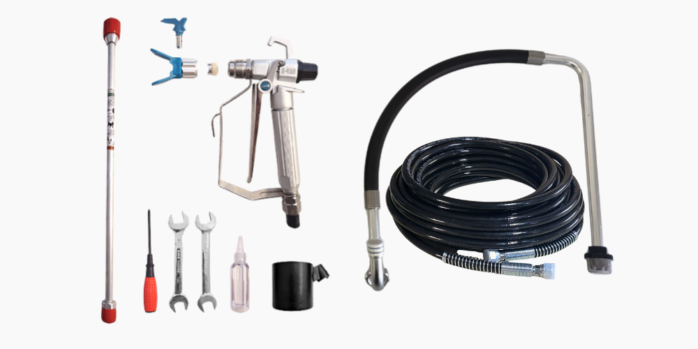 akcesoria zestaw t40 2 Agregat Malarski na 2 Pistolety - DinoPower T40