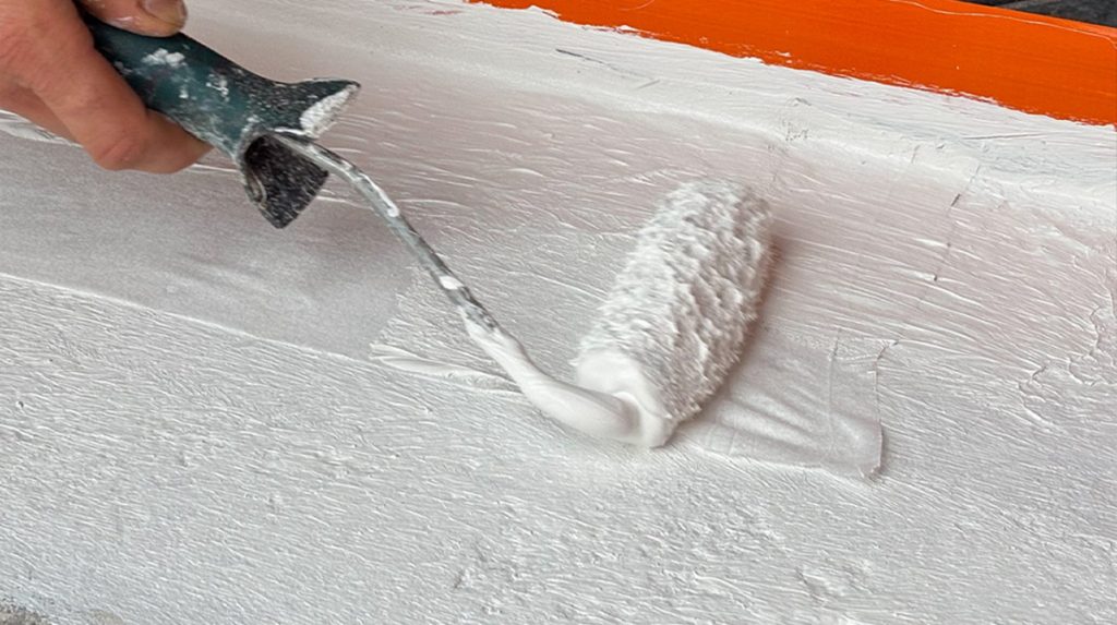 4. Aplikacja włókniny (opcjonalnie)