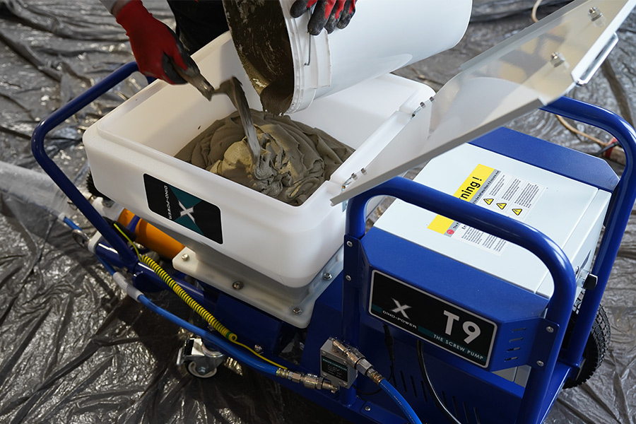 t9 zastosowanie 2 Agregat tynkarski DP-T9