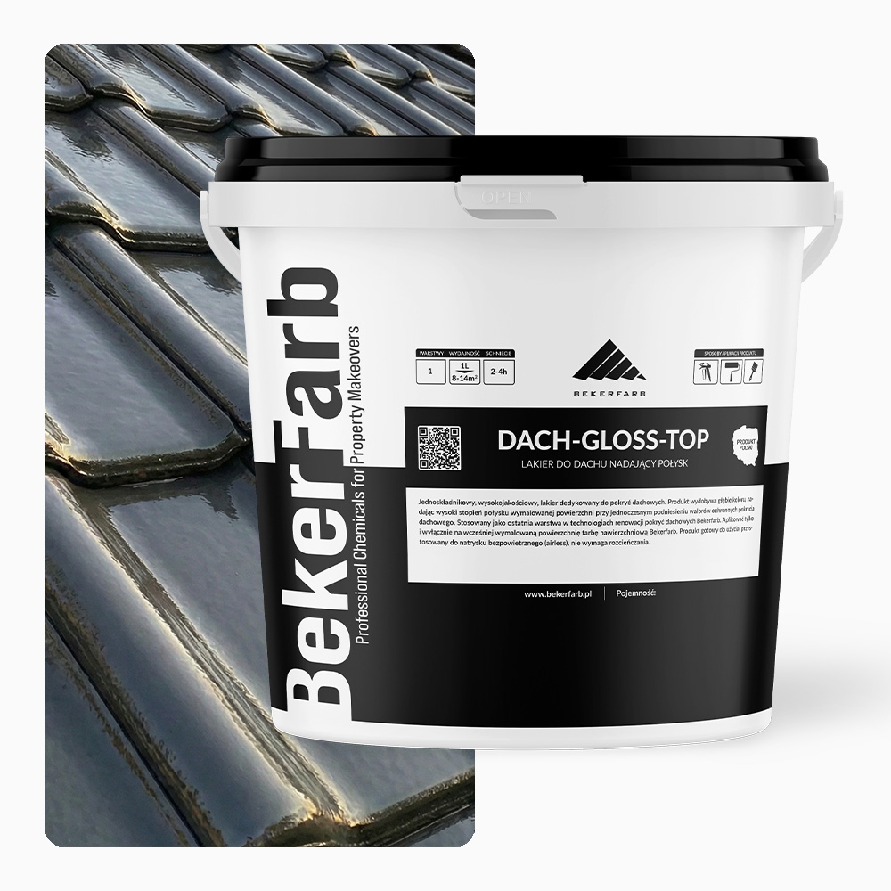 Lakier do dachu - wysoki połysk