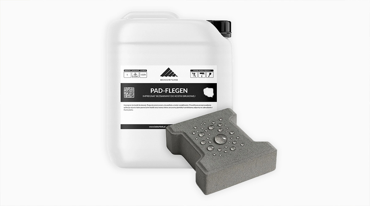 pad flegen parametry Impregnat do kostki brukowej