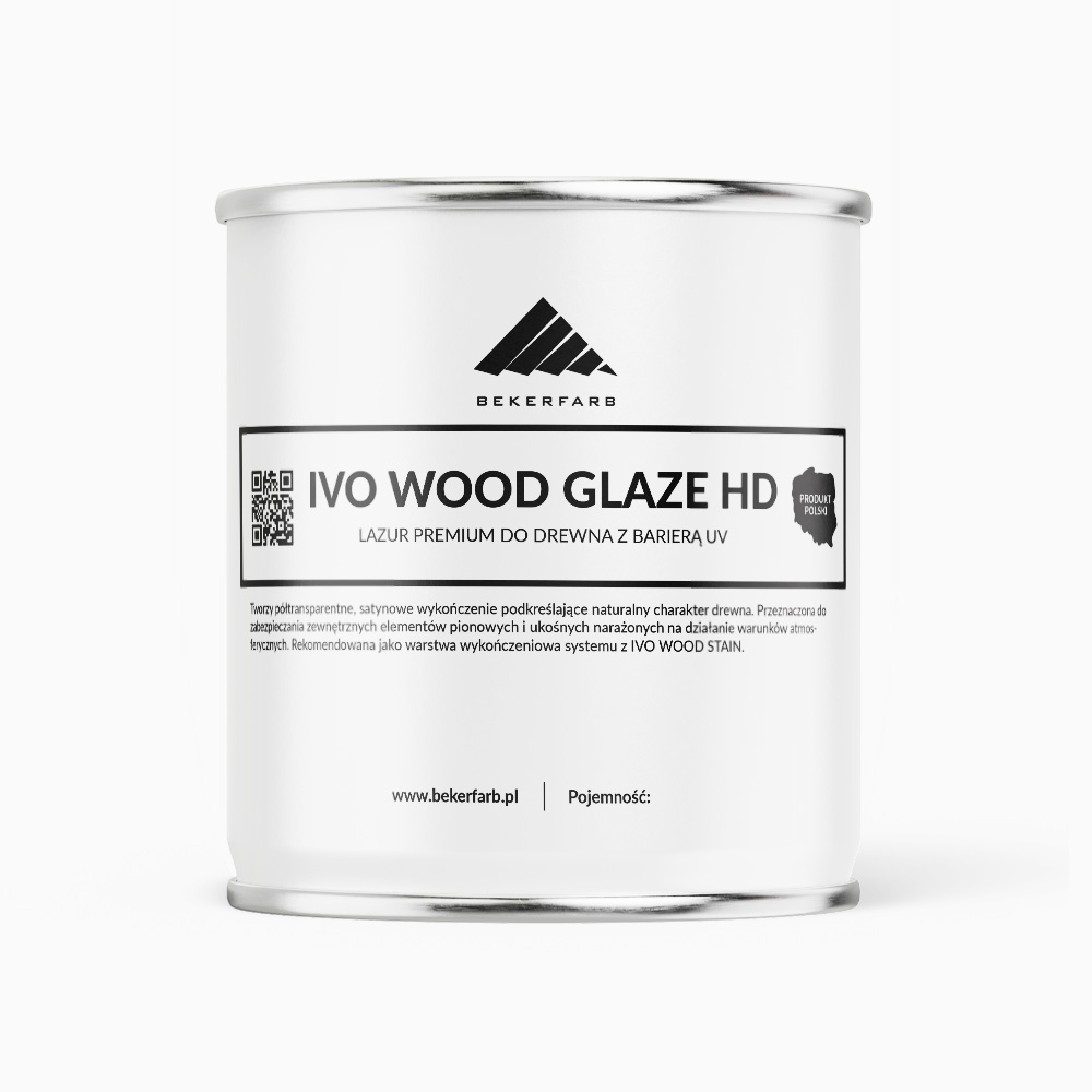 Lazura do drewna Ivo-Wood-Glaze HD – opakowanie produktu