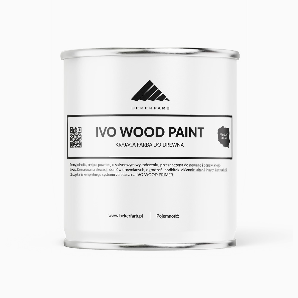 Farba do drewna Ivo-Wood-Paint – opakowanie produktu