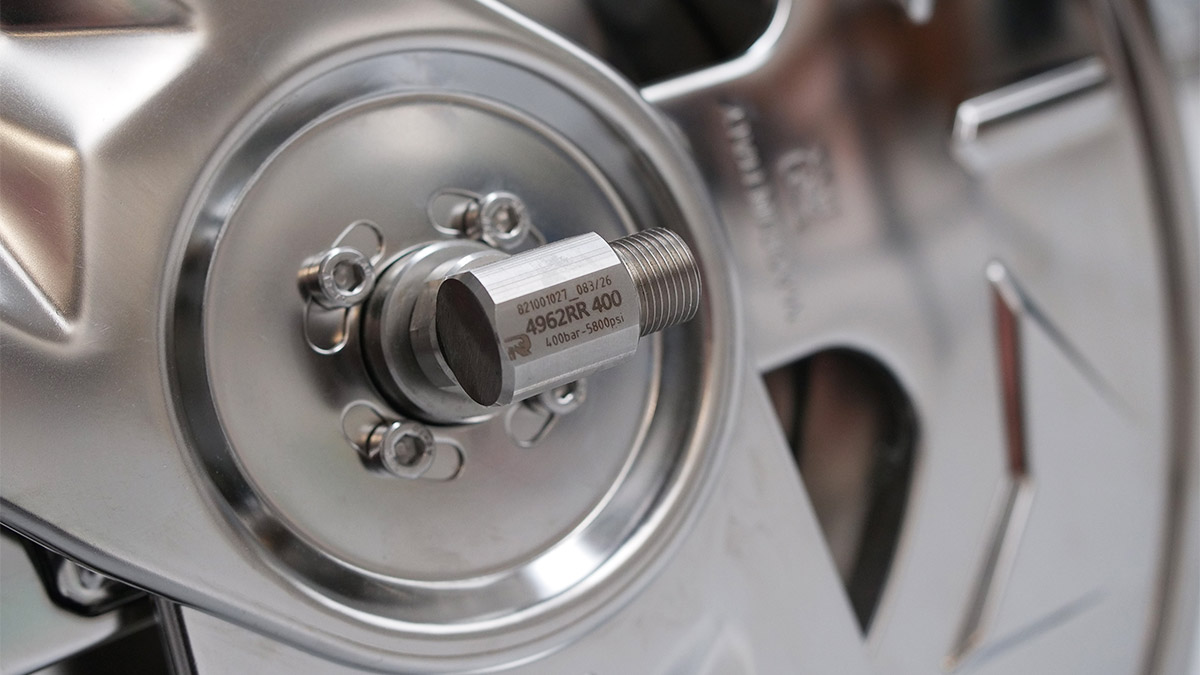 Bęben do węża RAMEX HR3550 automatyczny 60 m - INOX - Image 3